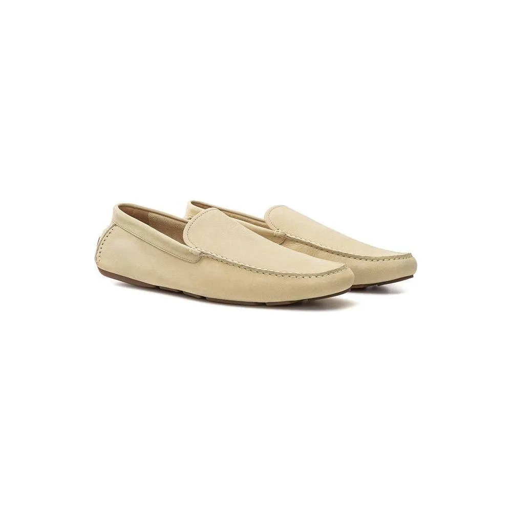 Bally Beige Leather Loafer