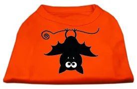 Batsy The Bat Screen Print Dog Shirt Orange Sm (10)