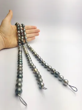 BUY 2 GET 1 FREE - Half Off Black Friday Sale - Tahitian Pearl Strands, 10 - 13mm (683)