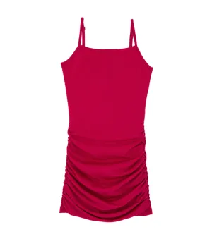 By Debra Girls Fuschia Ruched Tank Body Con Dress