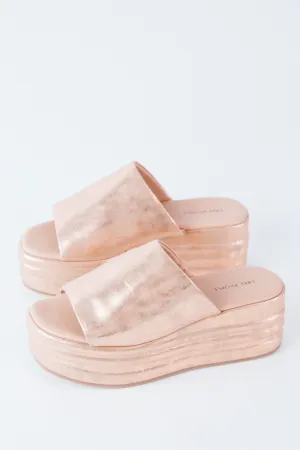 Harbor Platform Sandal, Rose Gold | Free People