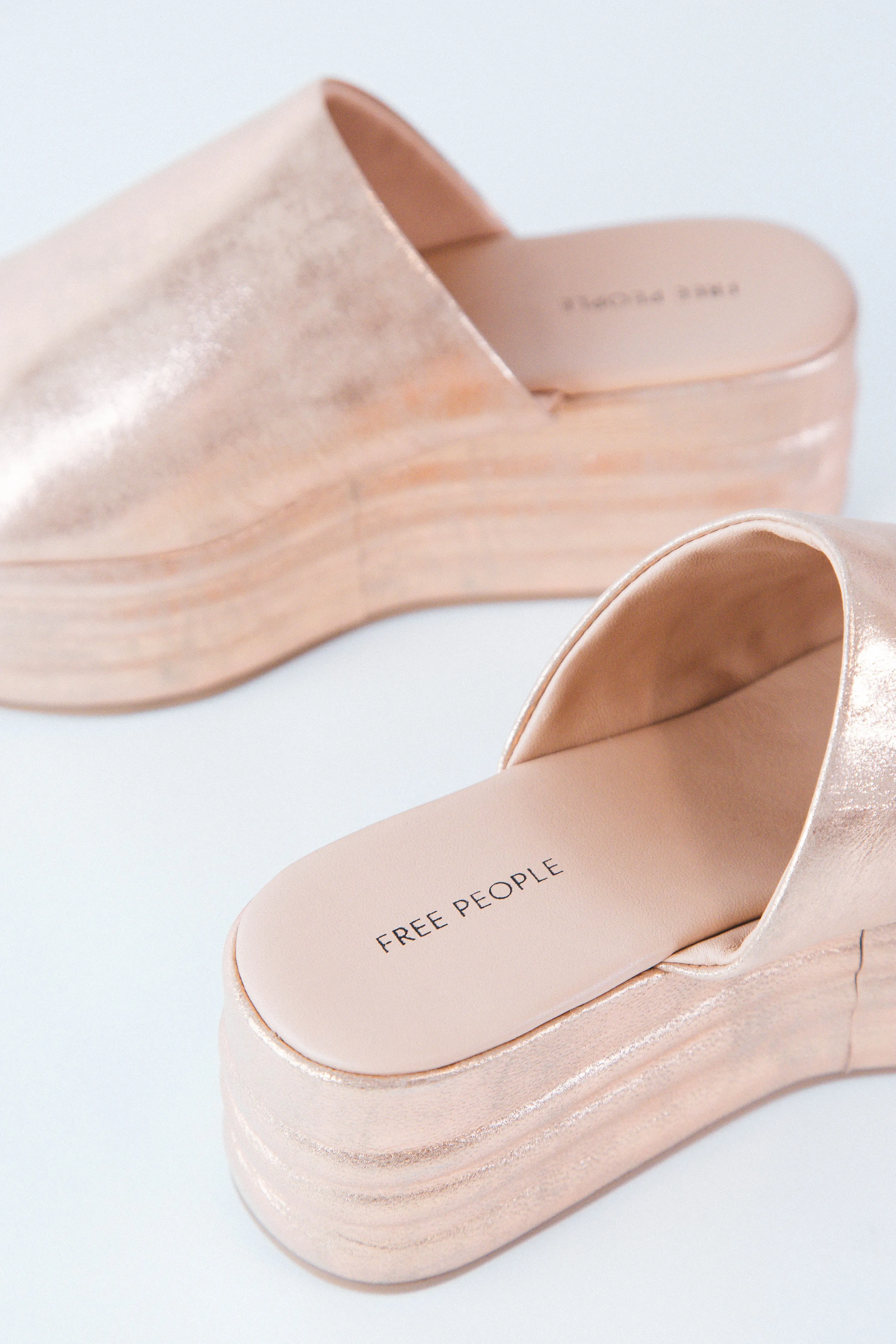 Harbor Platform Sandal, Rose Gold | Free People