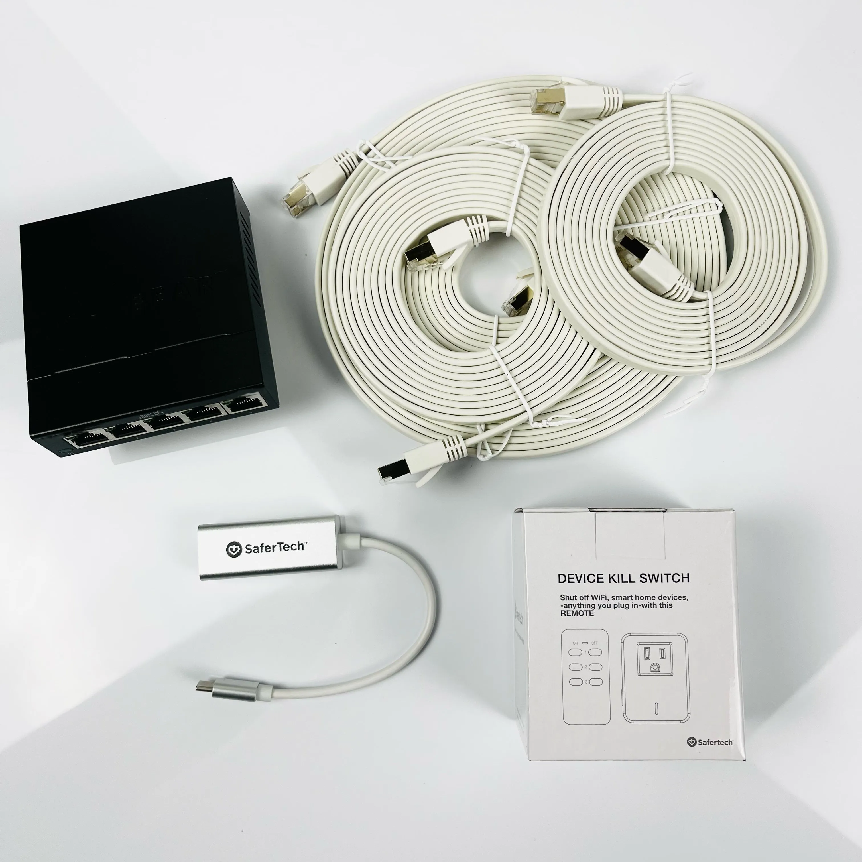 Hard Wire Kit.  Turn off Wifi, Install Wired Ethernet Connect All Devices To The Internet. Phones, Laptops, Tablets and Computers