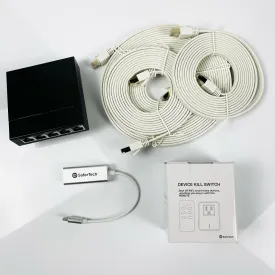 Hard Wire Kit.  Turn off Wifi, Install Wired Ethernet Connect All Devices To The Internet. Phones, Laptops, Tablets and Computers