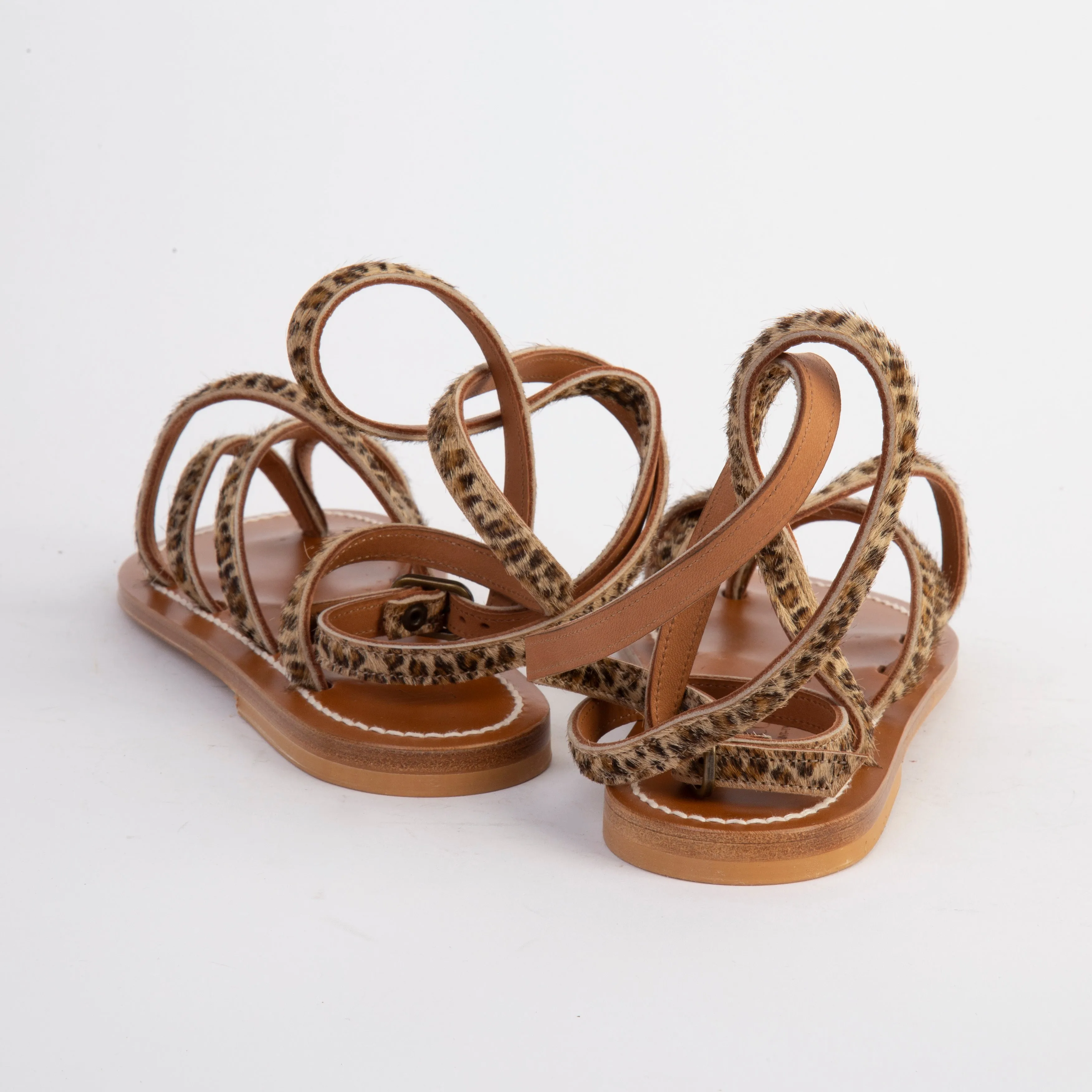 K.JACQUES SANDALS - ZENOBIE - BABY LEOPARD