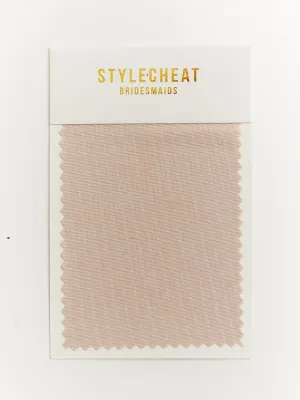 Luxe Jersey Bridesmaid Swatch / Champagne